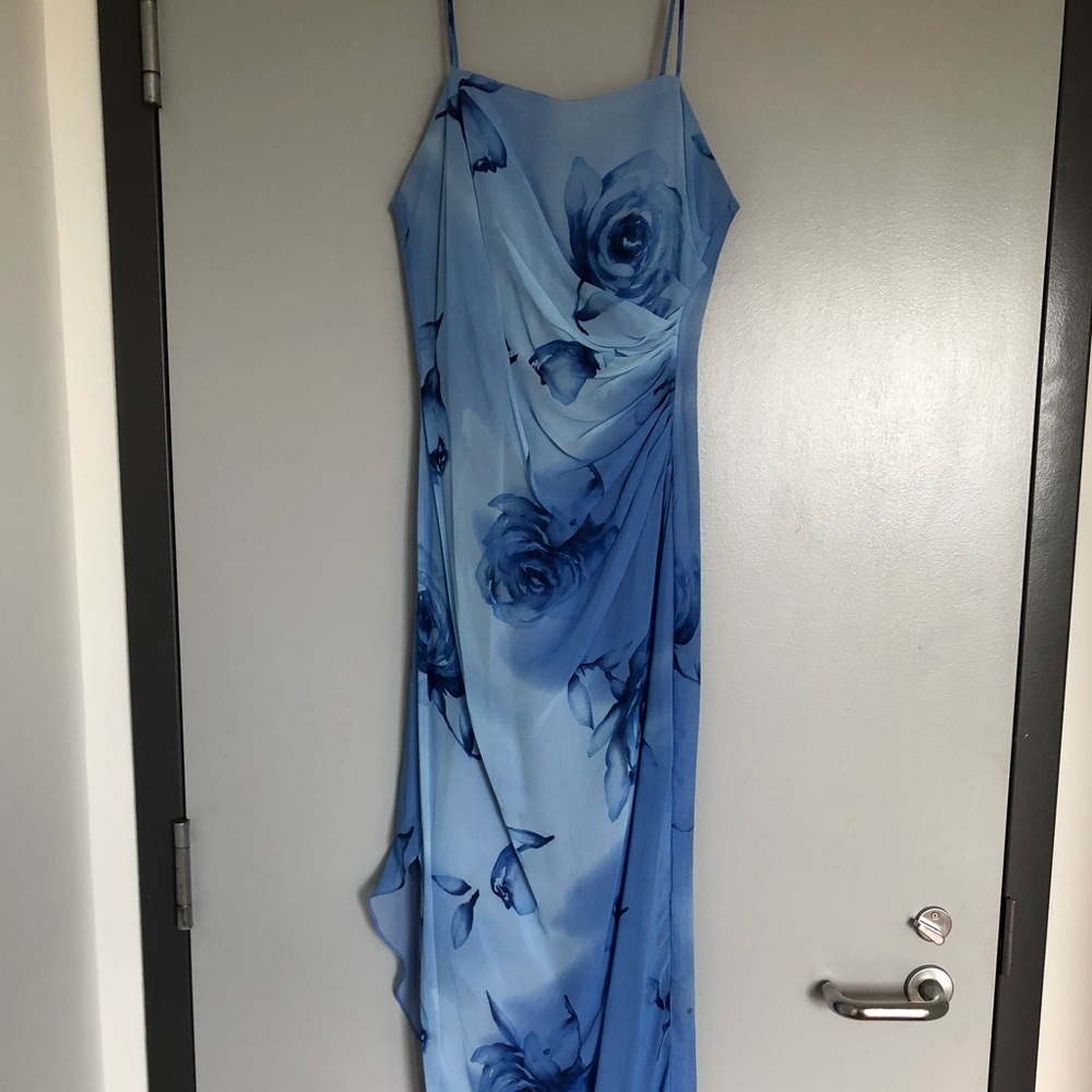 JS collections Blue floral dress